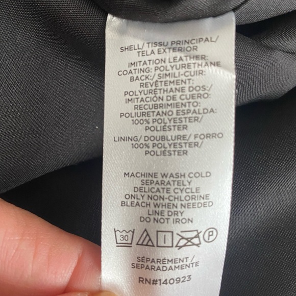 LOFT Faux Leather Skirt - Picture 7 of 9